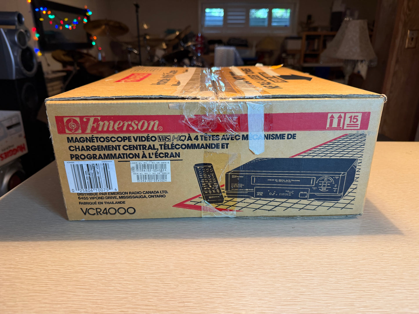 Emerson VCR4000 VHS VCR 1994 w/ Box Remote BRAND NEW IN BOX EXTREMELY RARE🔥