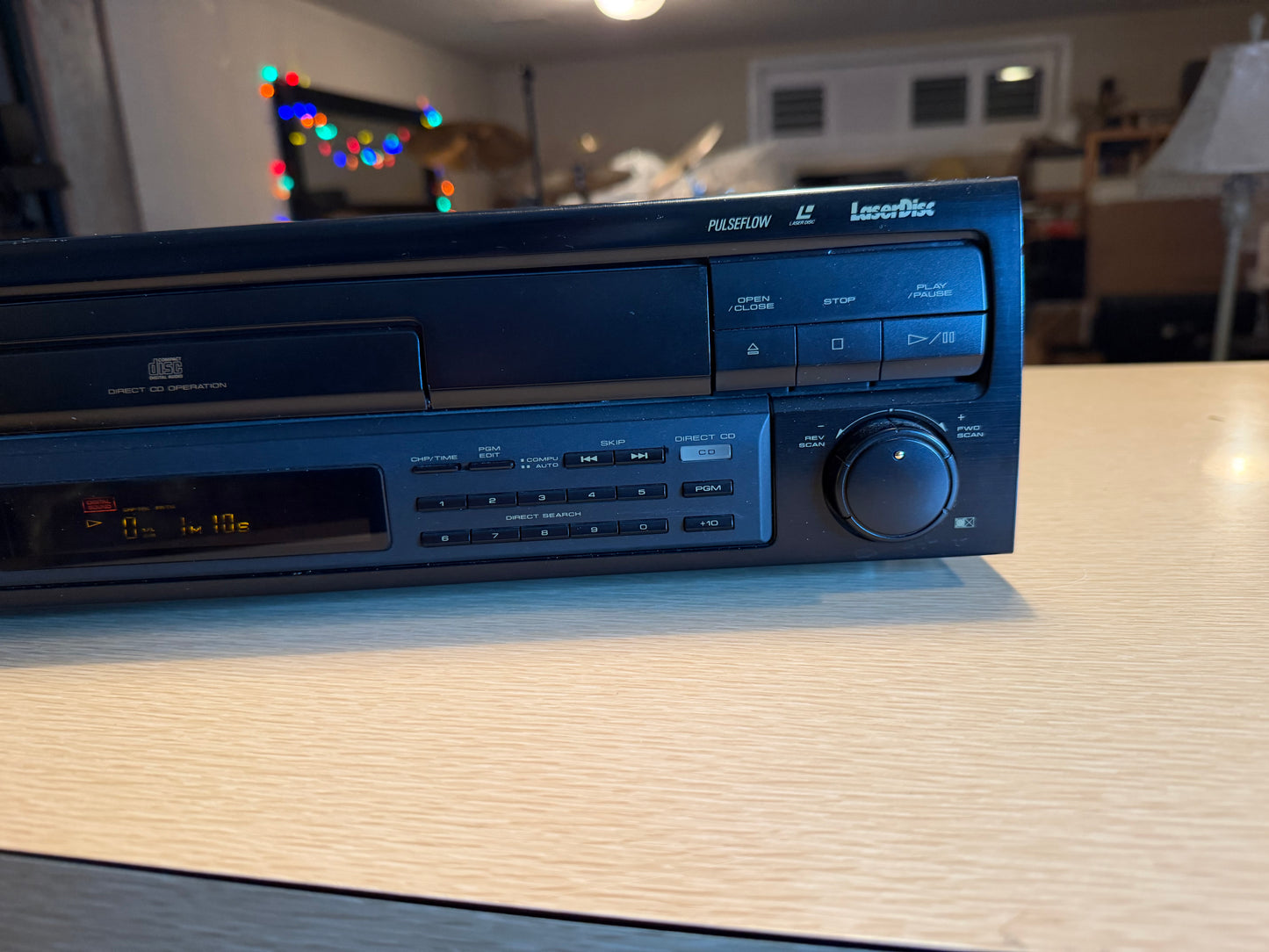 Pioneer CLD-S350 Vintage Laserdisc CD Cdv Ld Player ~ Serviced & Cleaned Remote