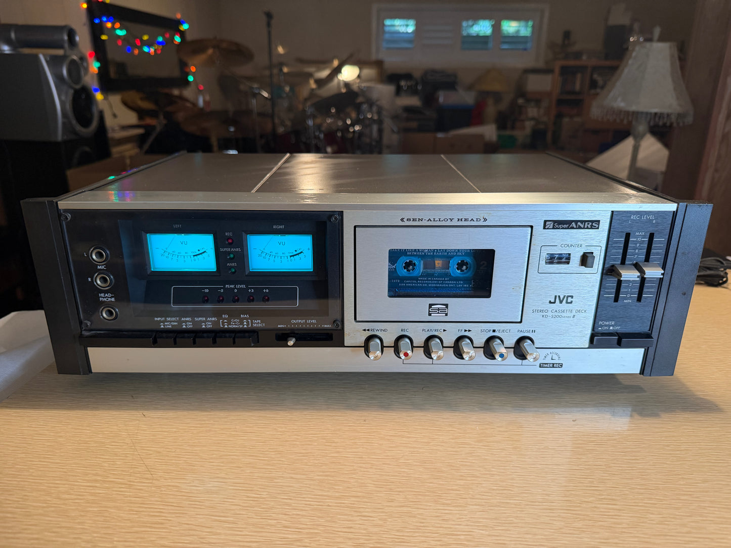 Vintage JVC KD-S200 MKII Cassette Deck VU Meters FULL FRESH SERVICE VERY RARE🔥