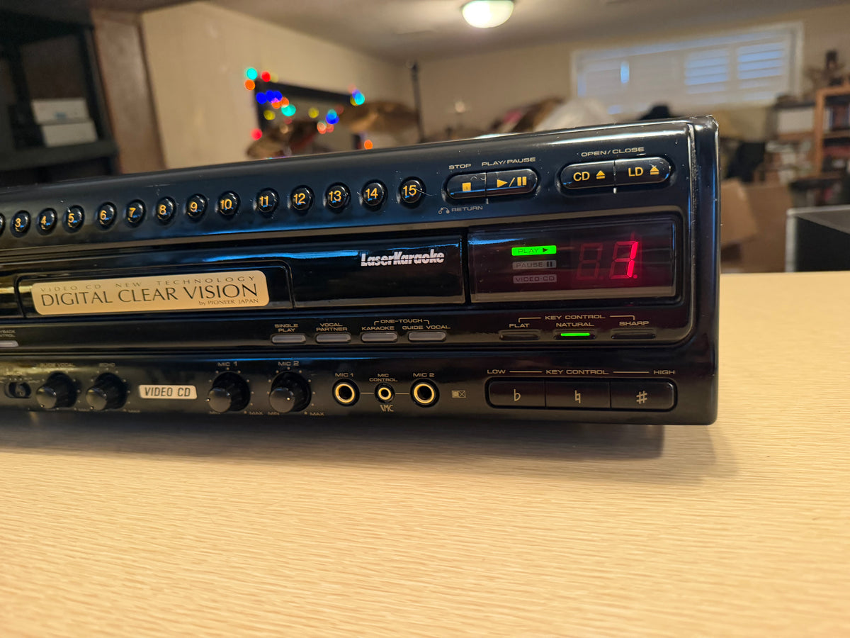 Pioneer CLD-100KV LaserDisc Player – Professionally Serviced W/ Receipt Rare🎶🔥