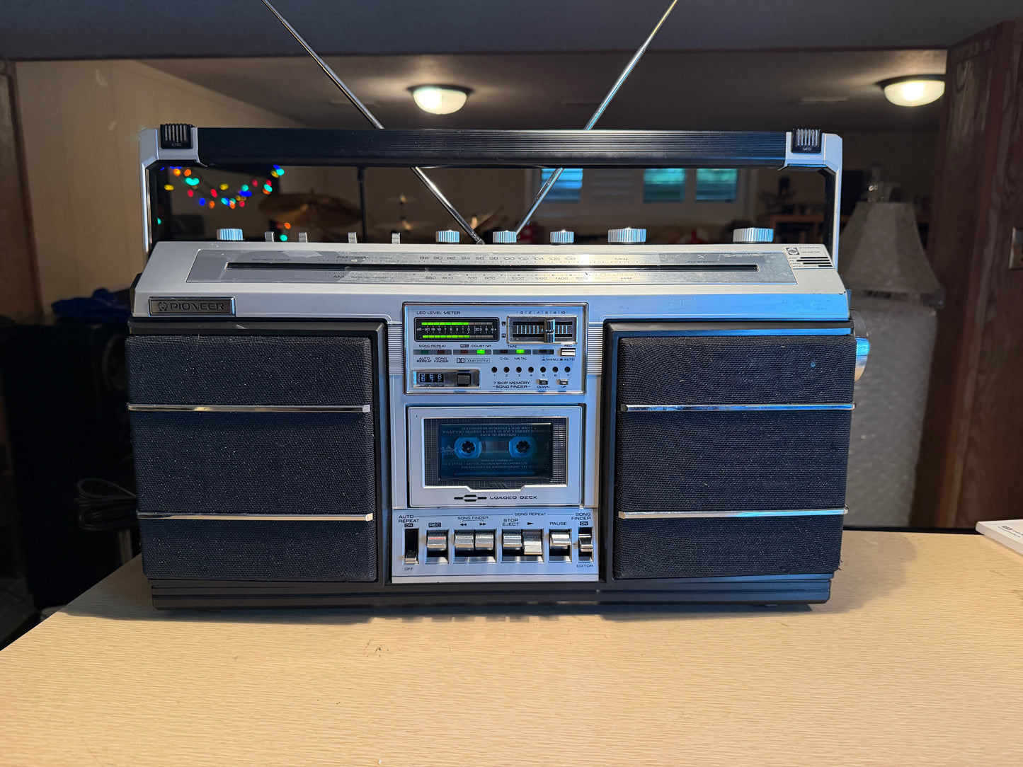 Pioneer SK-95 Runaway Vintage Boombox Cassette Radio AM FM Fresh Pro Servicing🔥