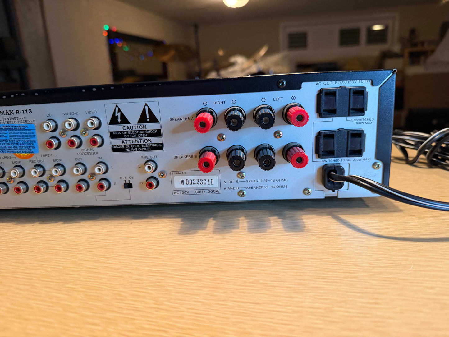 Luxman R-113 Digital Synthesizer AM/FM Stereo Receiver Cleaned & Serviced Beauty