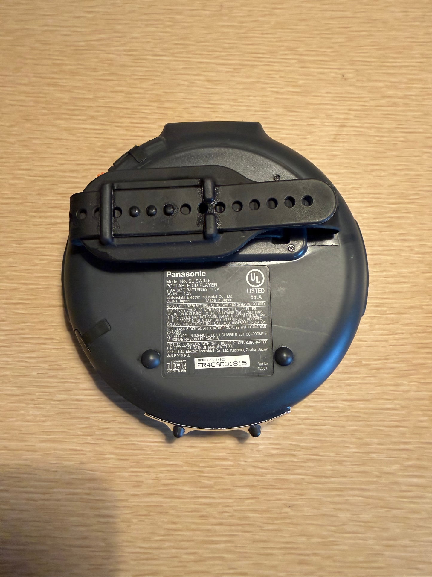 Panasonic SL-SW945P Shockwave Portable CD Player Serviced! V Rare Red Variant🔥