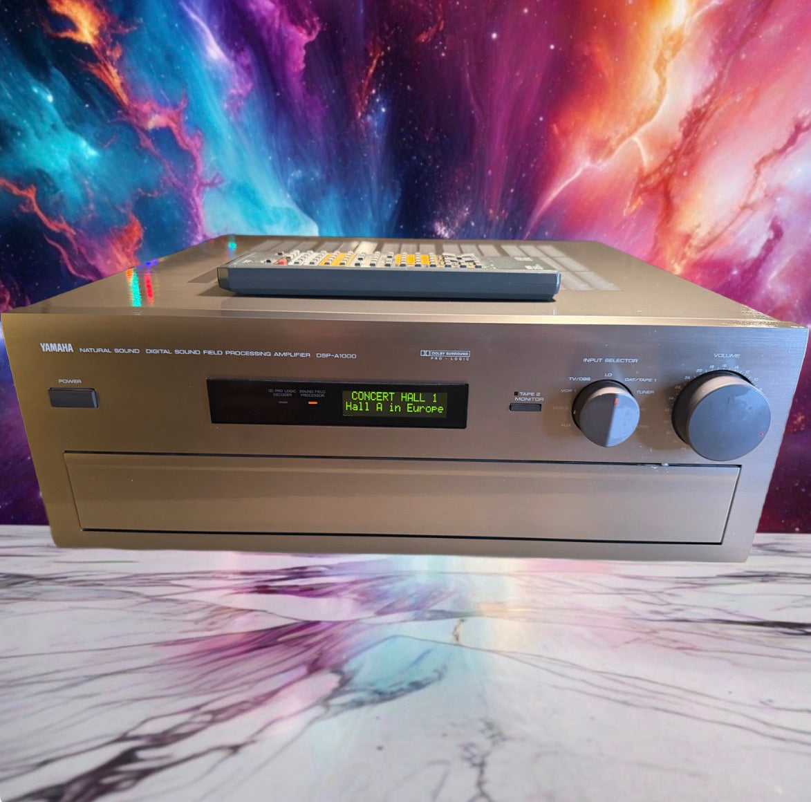 Yamaha DSP-A1000 7 Channel Power Amplifier With Remote Working Serviced Beauty