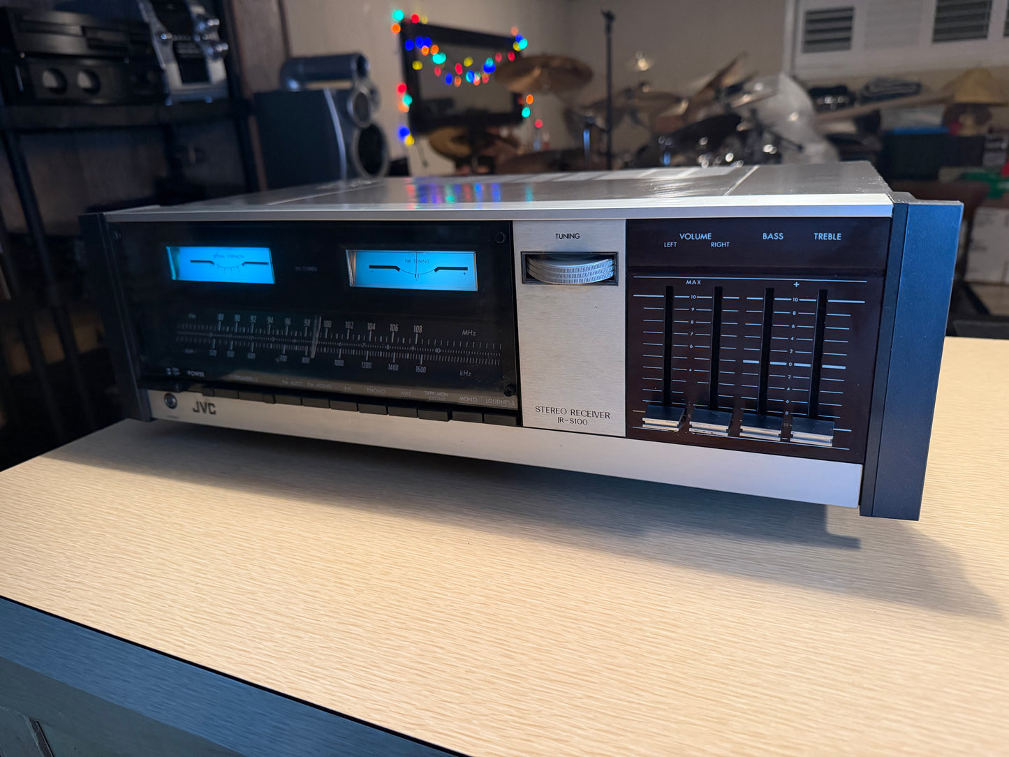 JVC JR-S100 Vintage Hi-Fi integrated amplifier Full FRESH SERVICE LED Replaced🔥