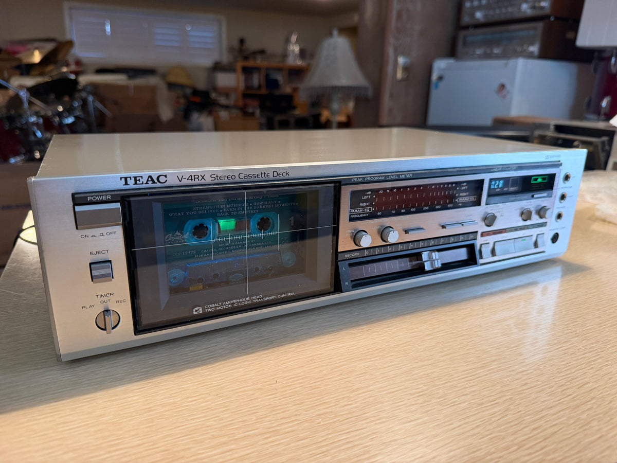 Vintage Teac Cassette Deck V-4RX Made In Japan Full Service Recapped Dbx Works✅