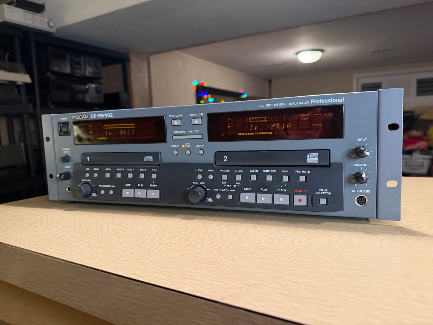 Tascam CD-RW402 Professional Compact Disc Recorder FRESHLY serviced New Belts✅