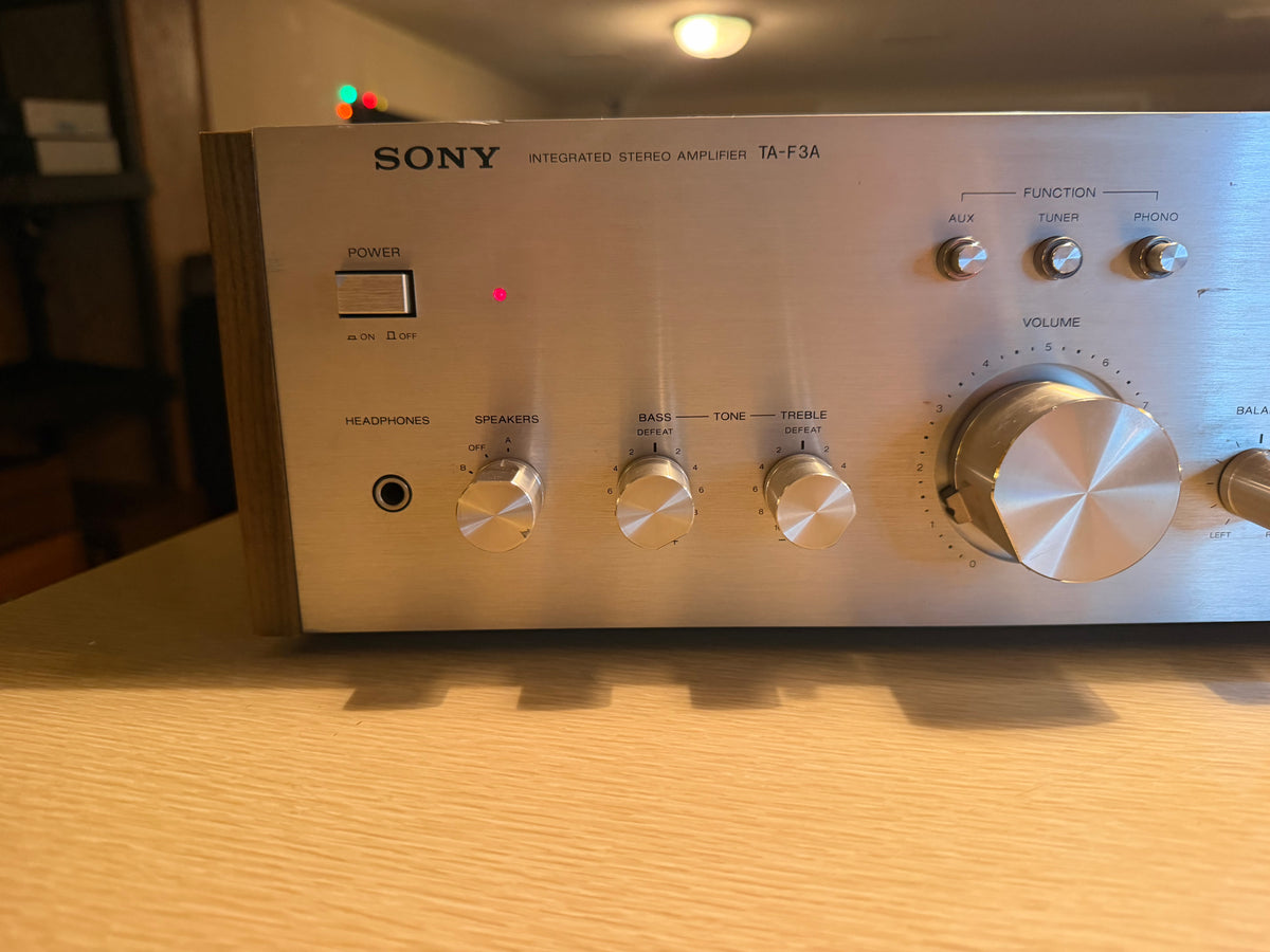 Vintage Audio Silver Sony TA-F3A Integrated Stereo Amplifier Fresh Service🎶🔥