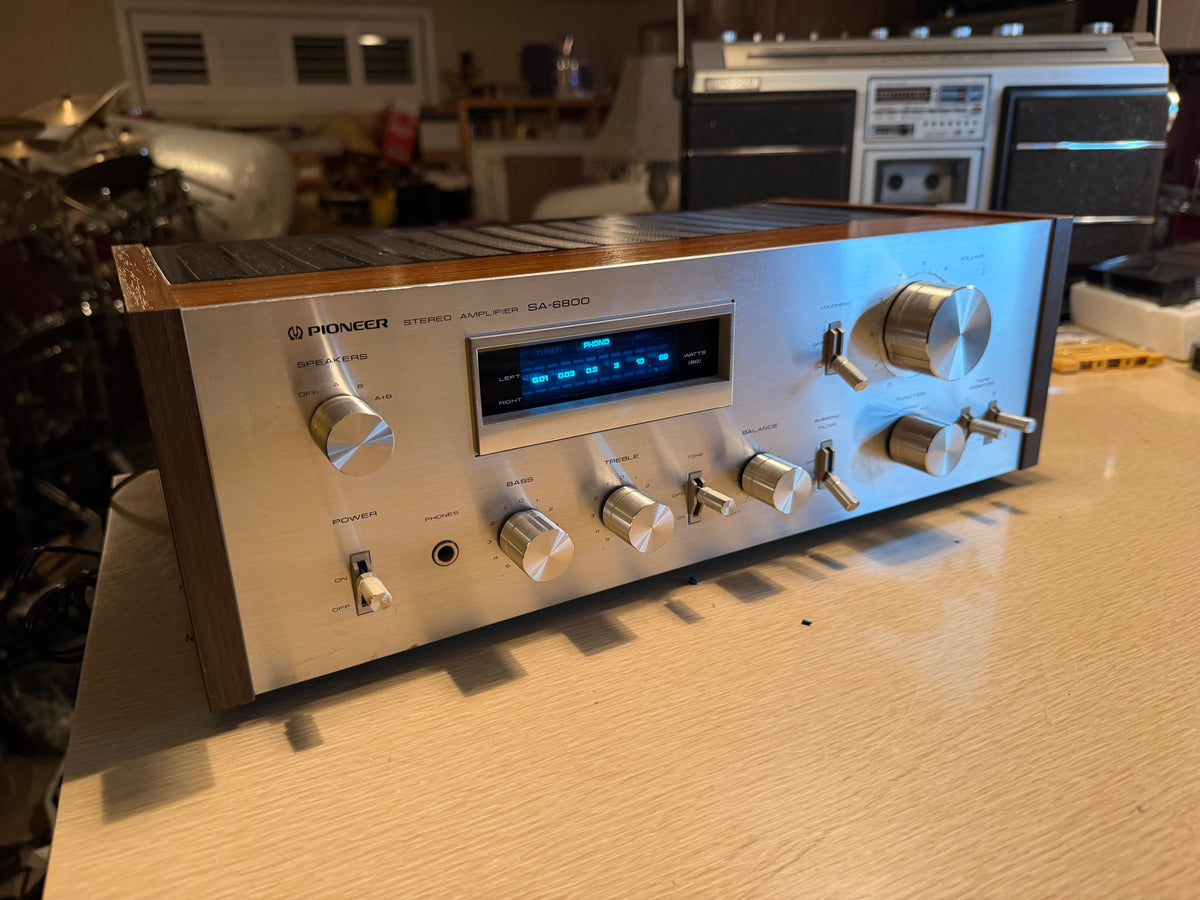 Pioneer SA-6800 Stereo Amplifier Vintage Beauty Japan Fresh Service Rare 🎶🔥