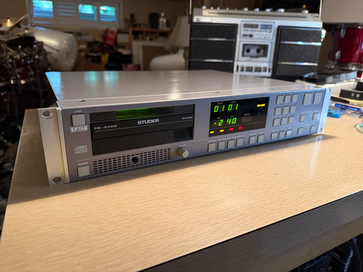 Studer D732 Professional Cd Player Cds Series Rack Mount Very Rare Serviced🔥🎶