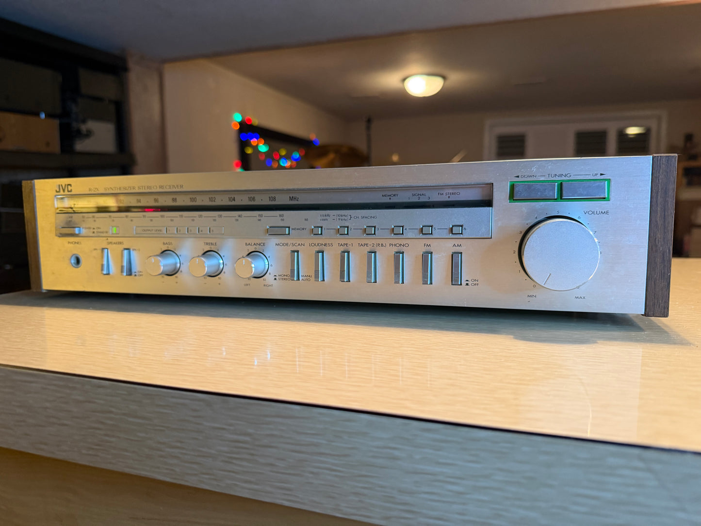 JVC R-2X AM/FM Synthesizer Stereo Receiver Phono Input Vintage Japan Tested