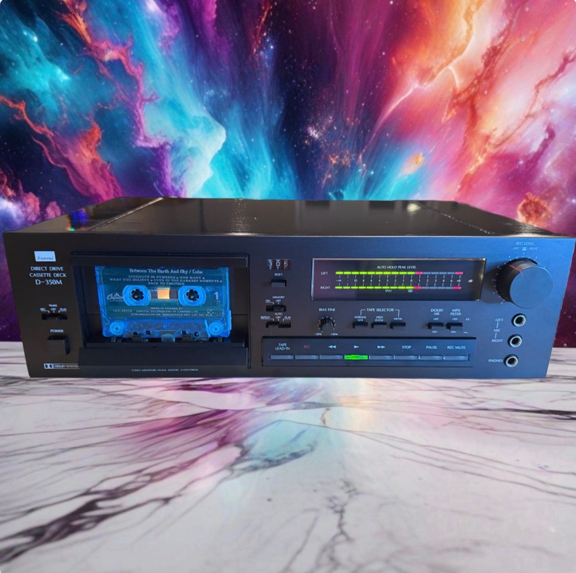 Vintage Sansui D-350M cassette deck Fresh Pro Servicing High Fidelity Sounds 👌