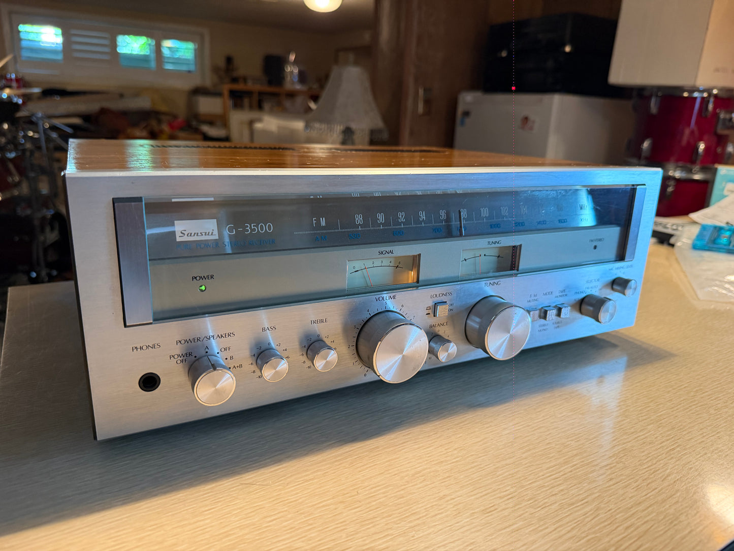 Sansui G-3500 Pure Power Stereo Amplifier Excellent Condition Fresh Pro Service!
