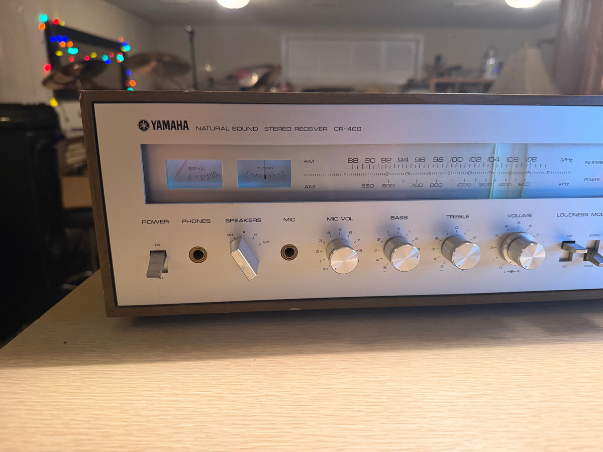 Vintage Yamaha CR-400 Natural Sound Receiver-Pristine Condition Fresh Service🎶