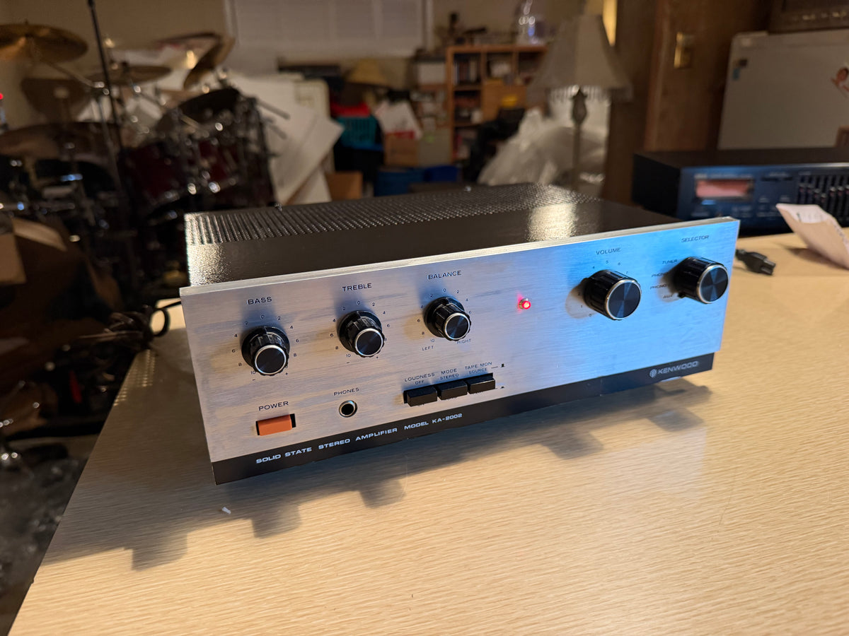 Vintage Kenwood Amplifier Model KA-2002 Full Fresh Servicing Very Rare Beauty🎶