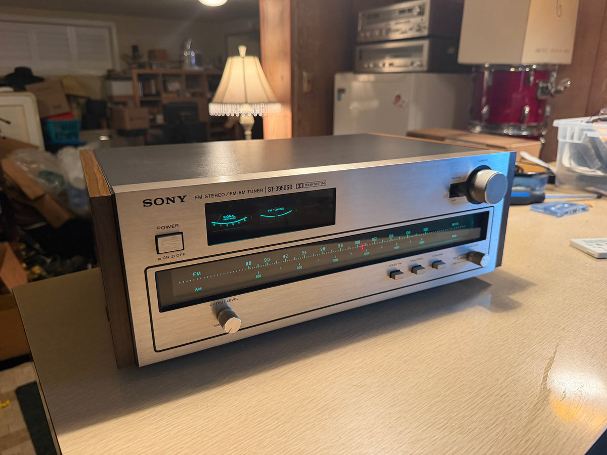 Sony FM Stereo FM-AM Tuner ST-3950SD Full Fresh Service Very Rare Beauty 🔥🎶