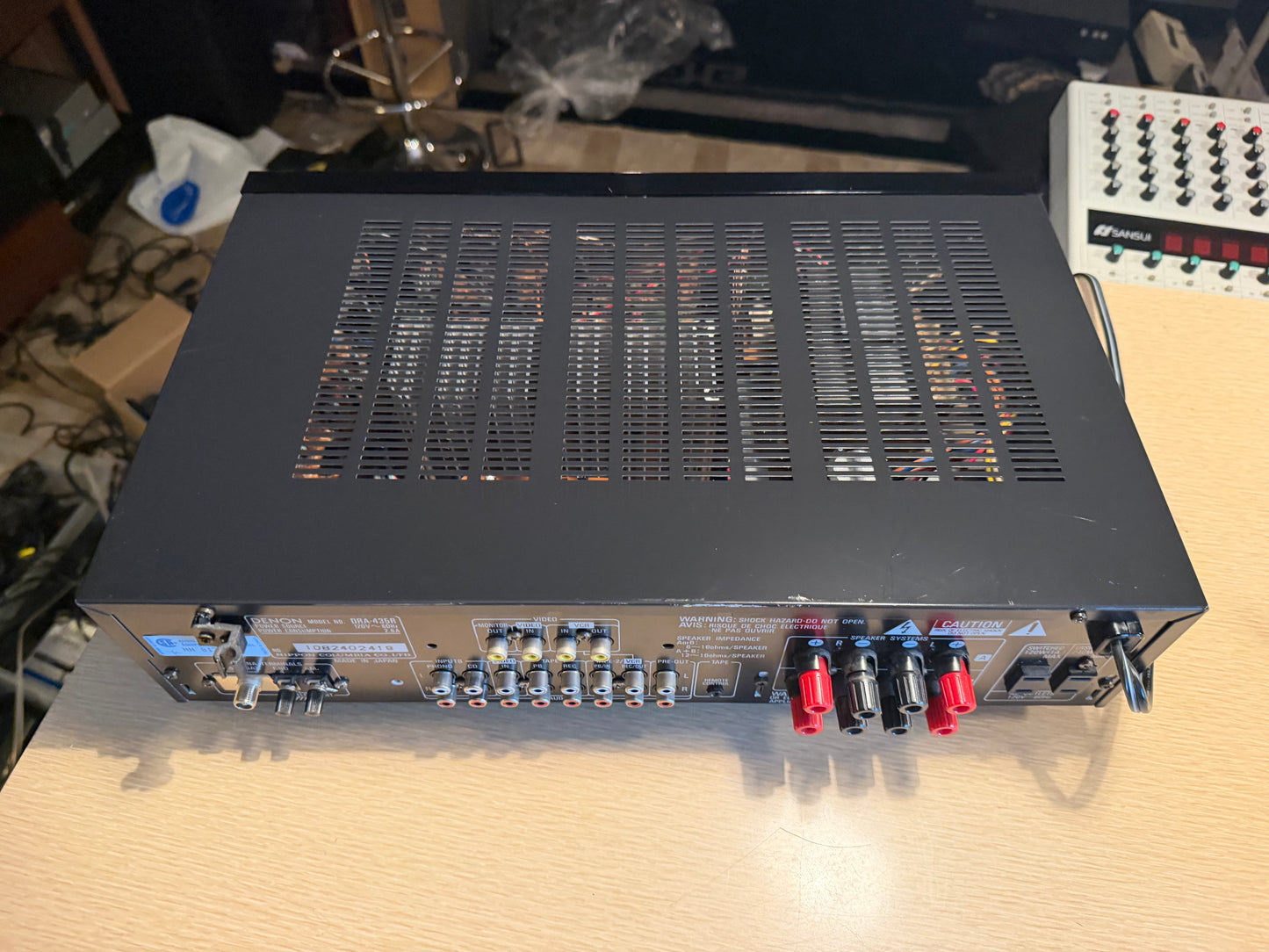 Denon DRA-435R AM/FM Stereo Receiver Excellent Condition Full Fresh Service🎶🔥