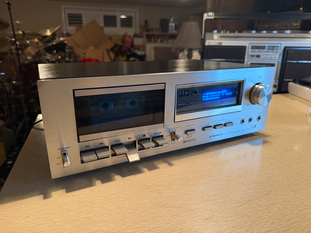 Serviced  Pioneer CT-F600 Stereo Cassette Tape Deck Audiophile Blue Line V Rare!