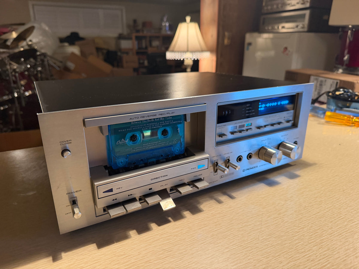 Pioneer CT-F750 Vintage Tape Deck Tested 5 New Belts! Cleaned, Lubed, Serviced🎶
