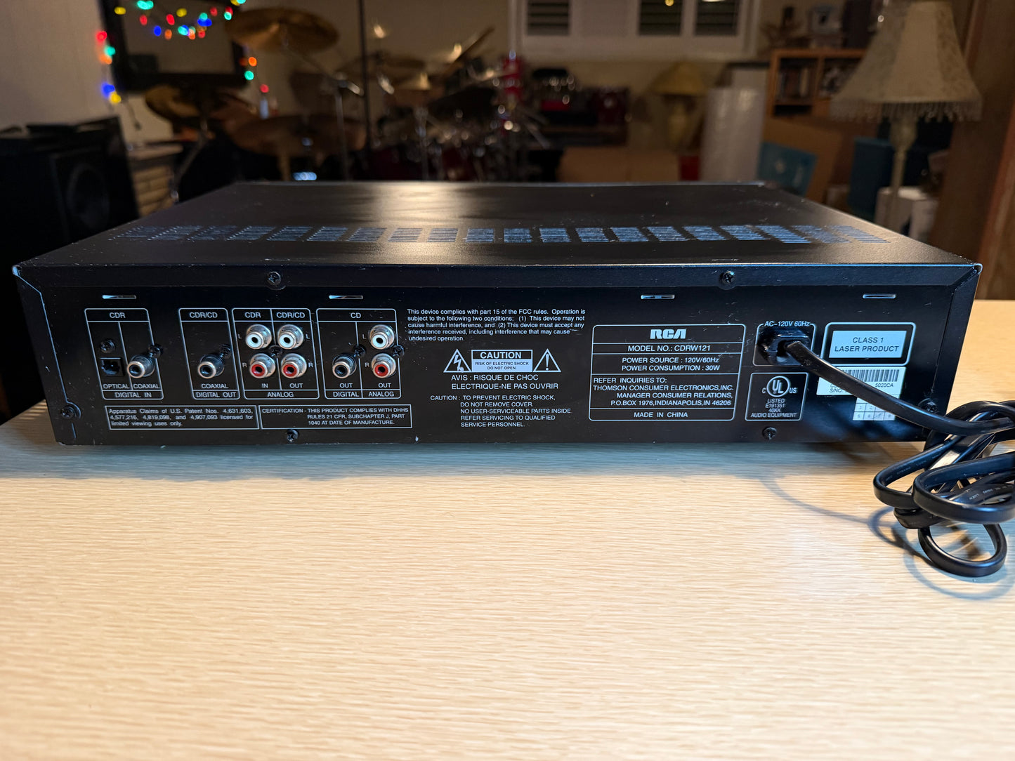 RCA CDRW121 Dual Tray CD Recorder Player Burner TESTED, WORKS Remote Bundle✅