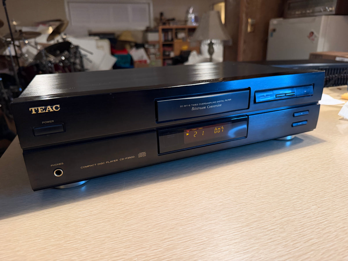 TEAC CD-P3500 CD Player Freshly Serviced Player Excellent Condition New Belts🎶