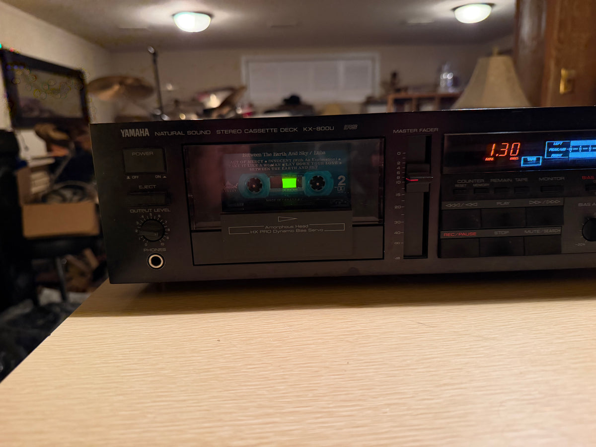 Yamaha KX-800U 3 Head Cassette Deck (SERVICED) Amorphous Head Very Rare 🎶🔥