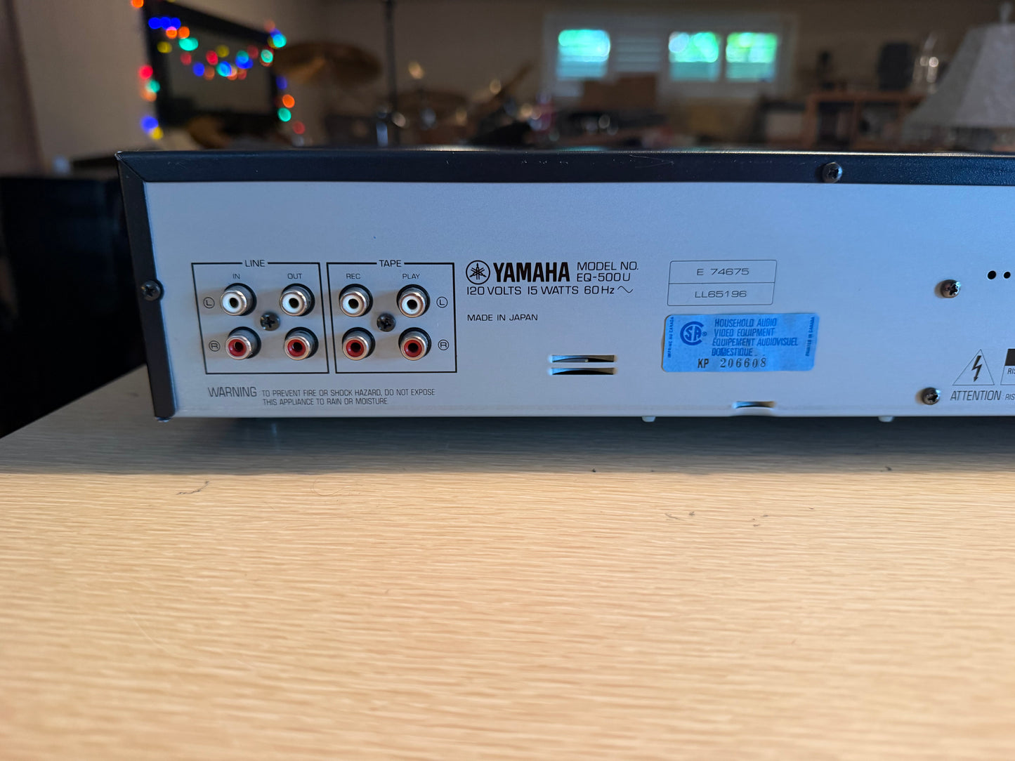 Yamaha EQ-500U Equalizer Spectrum Analyzer Tested Working High Fidelity Rare🎶🔥
