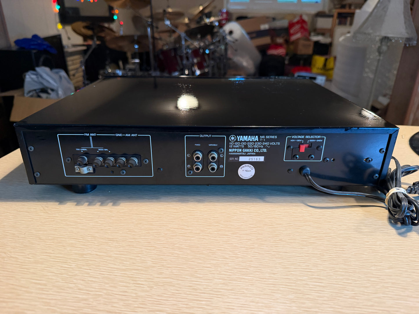 Vintage Yamaha T-1 Natural Sound Audiophile AM/FM Tuner Full Fresh Service Rare!