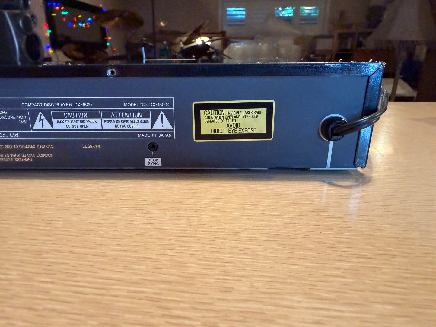 Aiwa DX-1500 Audiophile CD PLAYER with Remote Vintage 1986 NEAR MINT SERVICED🎶