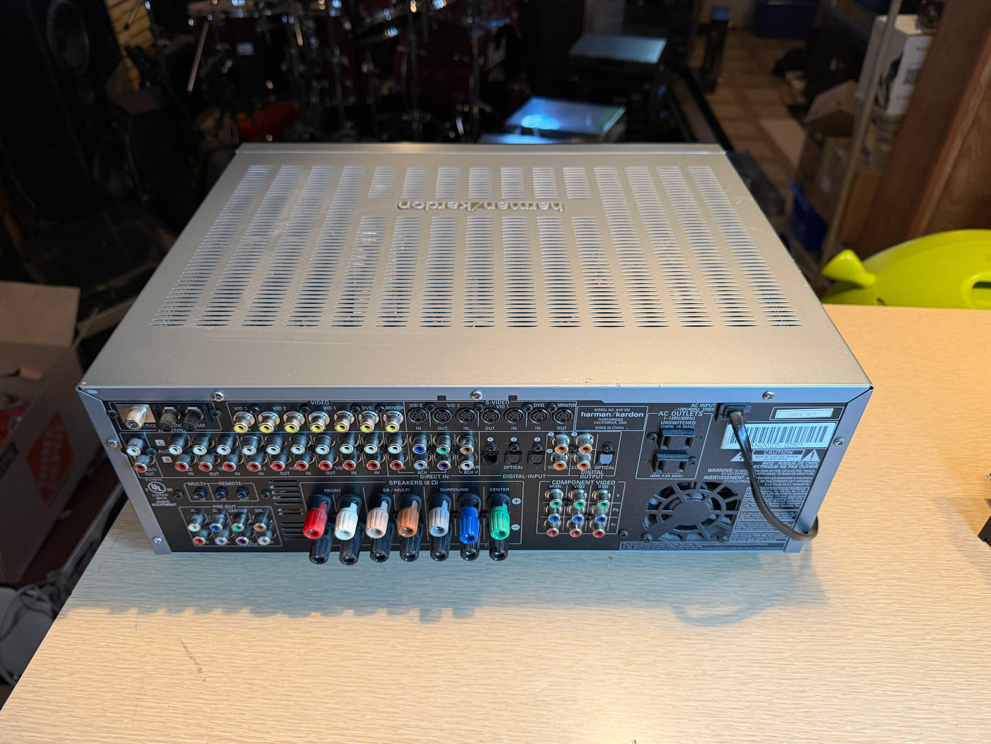 Harman Kardon AVR 335 7.1 Channel 385W Receiver Bundle OEM Remote SERVICED🔥🎶