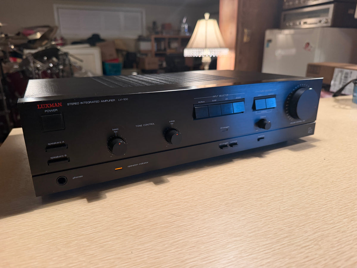 Luxman LV-100 - Stereo Integrated Amplifier Near Mint CND Full Fresh Service🔥🎶