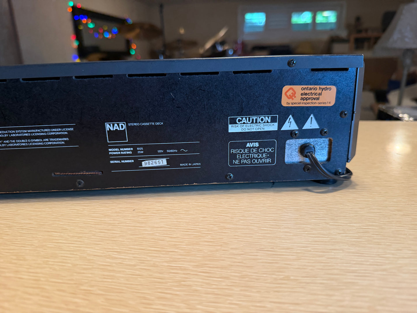 Vintage NAD High Fidelity Cassette Deck 6125 Fresh Servicing Sounds Great 🎶🔥
