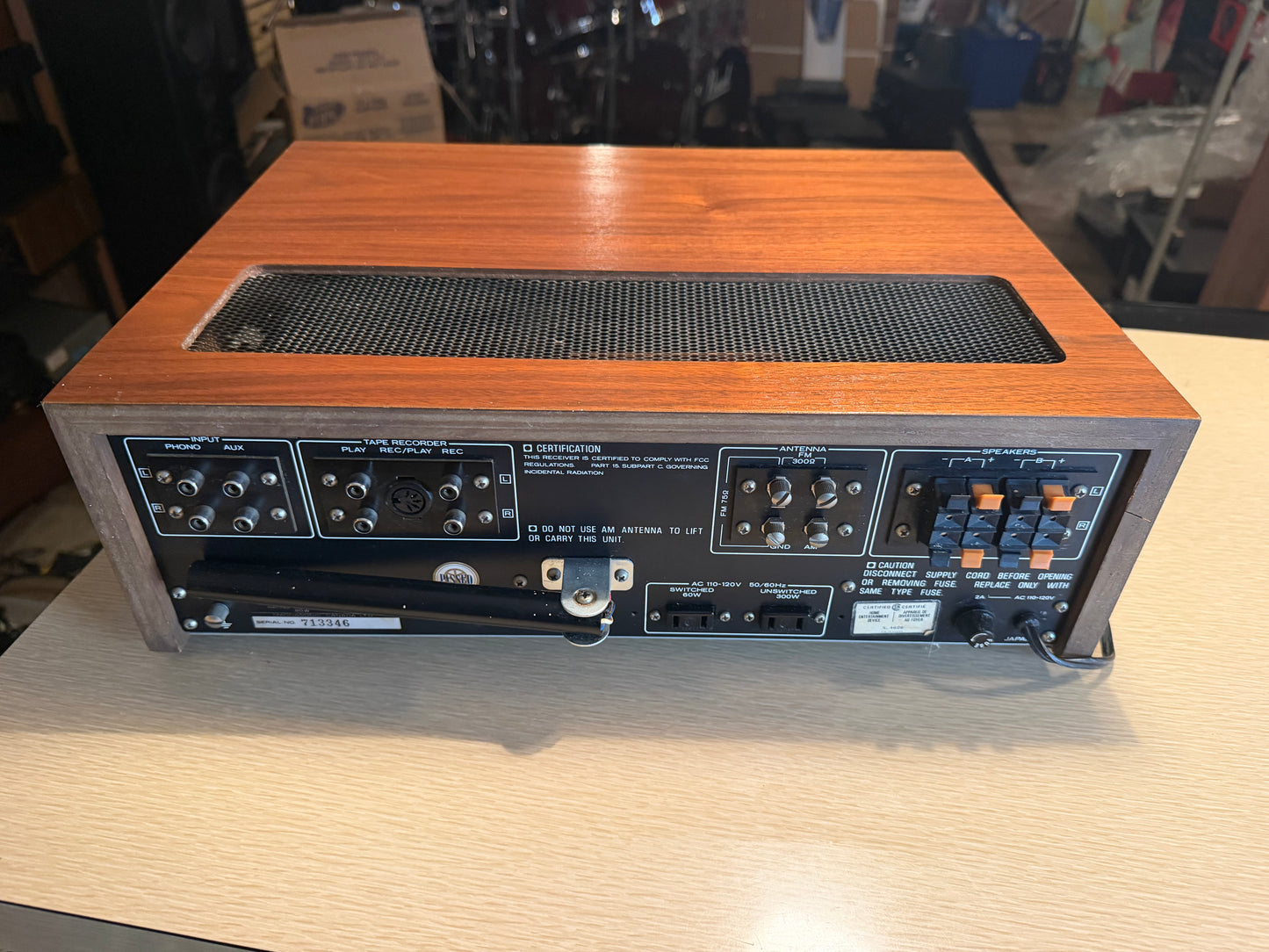 Kenwood KR-3200 Vintage Am Fm Stereo Receiver Amplifier Excellent Fresh Service