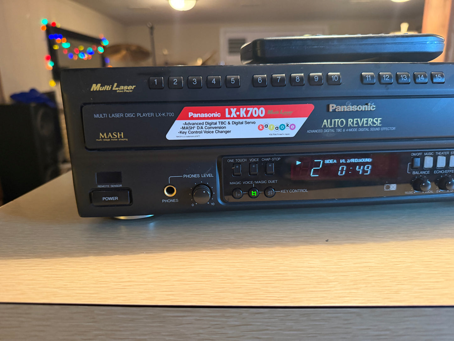 Panasonic LX-K700 Auto-Reverse LD CD Player Mint Condition Serviced Remote✅