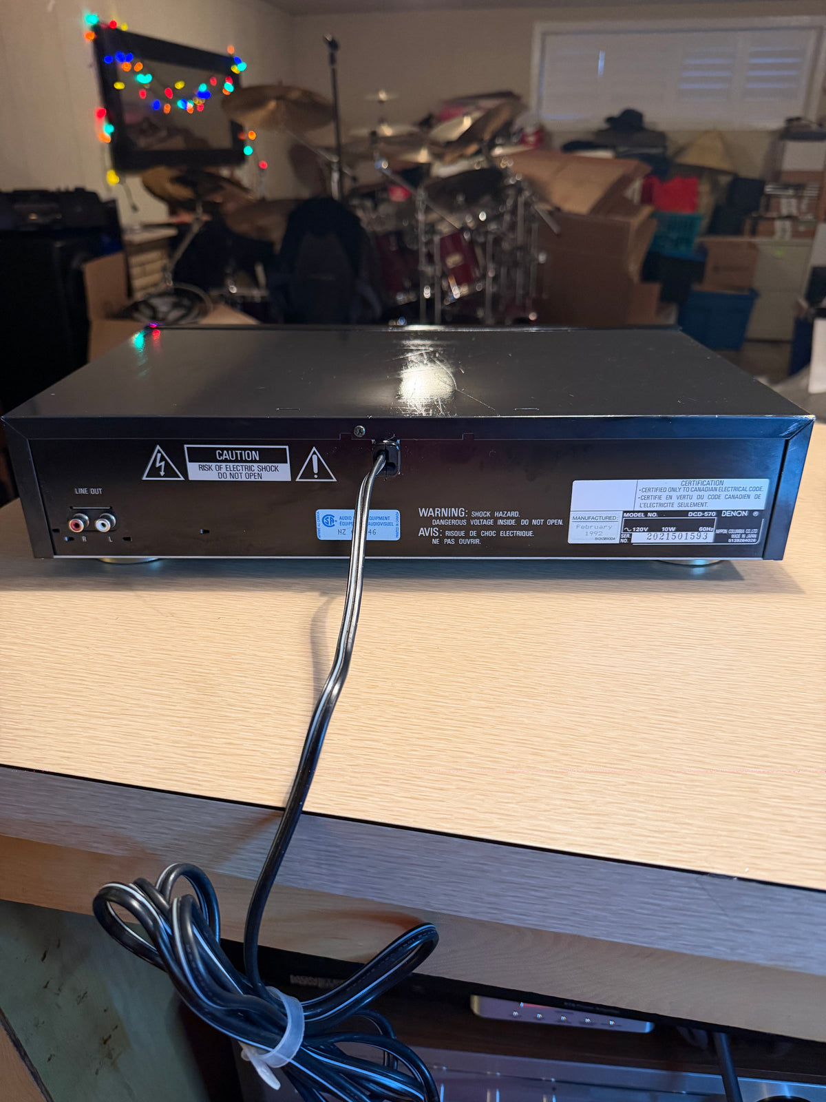 Denon DCD-570 PCM Audio Technology/Compact Disc Player Full Fresh Service Beauty