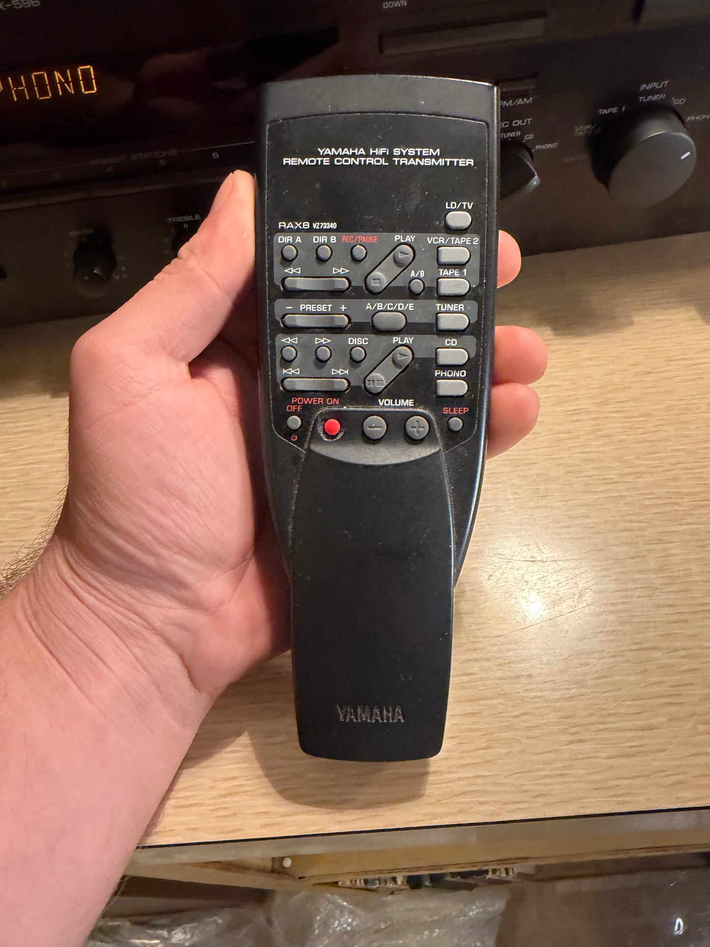 Yamaha RX-596 Natural Sound Stereo Receiver Bundle With Remote FRESH SERVICE🎶🔥