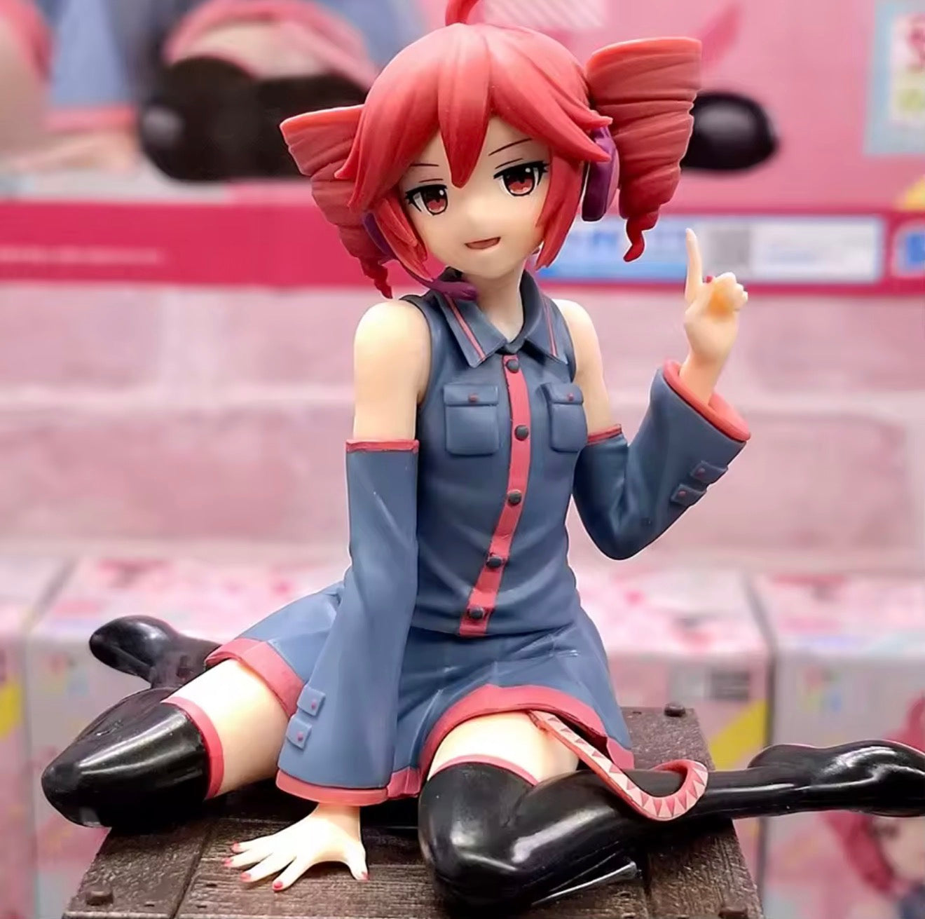 Kasane teto Anime figure Pink dress model action figures toys POP UP PARADE NEW