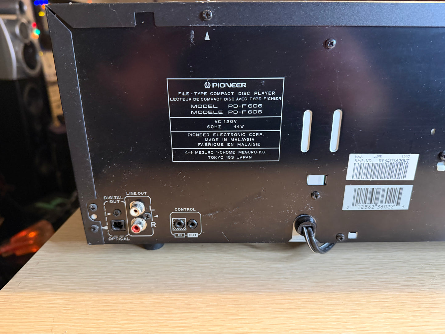 Pioneer PD-F606  File-Type 25-Disc CD Changer Player HIFI Cleaned And Serviced🎶