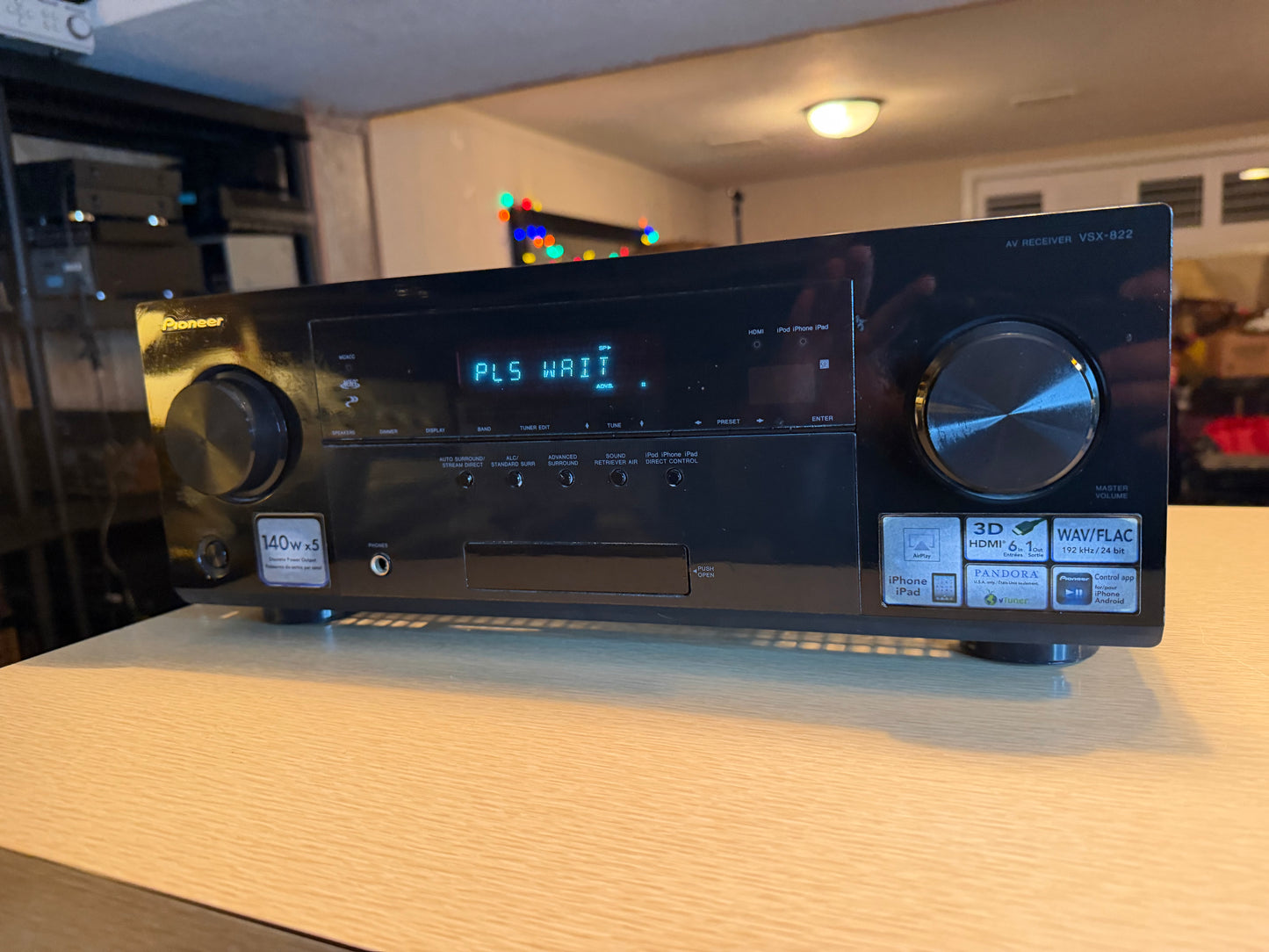 Pioneer VSX-822 -5.1 Ch Network HDMI Home Theater Surround Sound Receiver Stereo