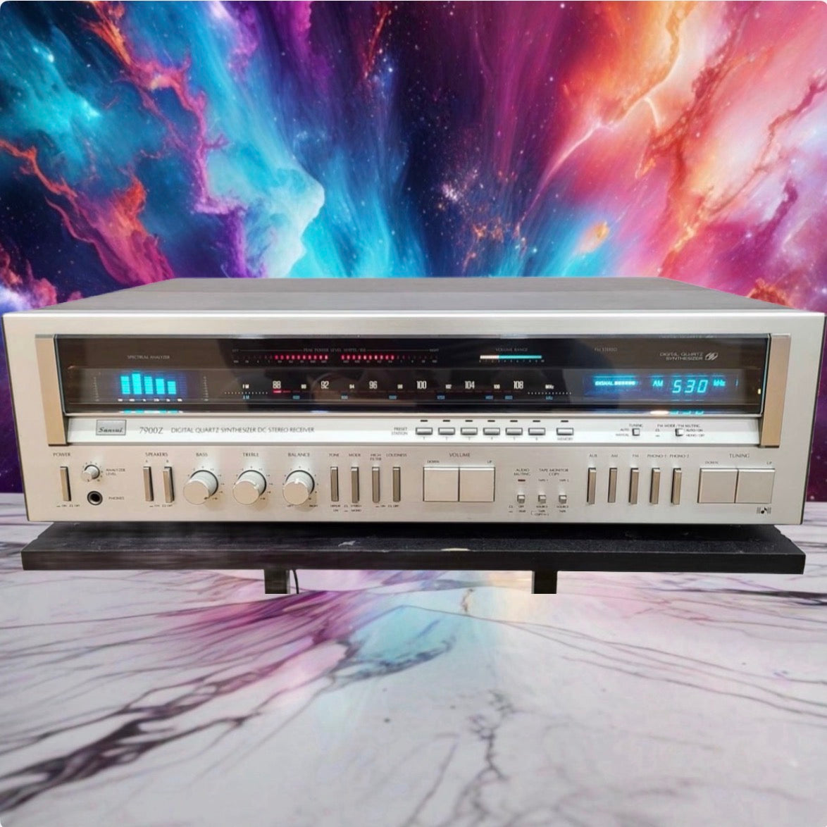 Sansui 7900Z Am/Fm Quartz Stereo Receiver 100WPC MONSTER FRESH FULL SERVICE MINT