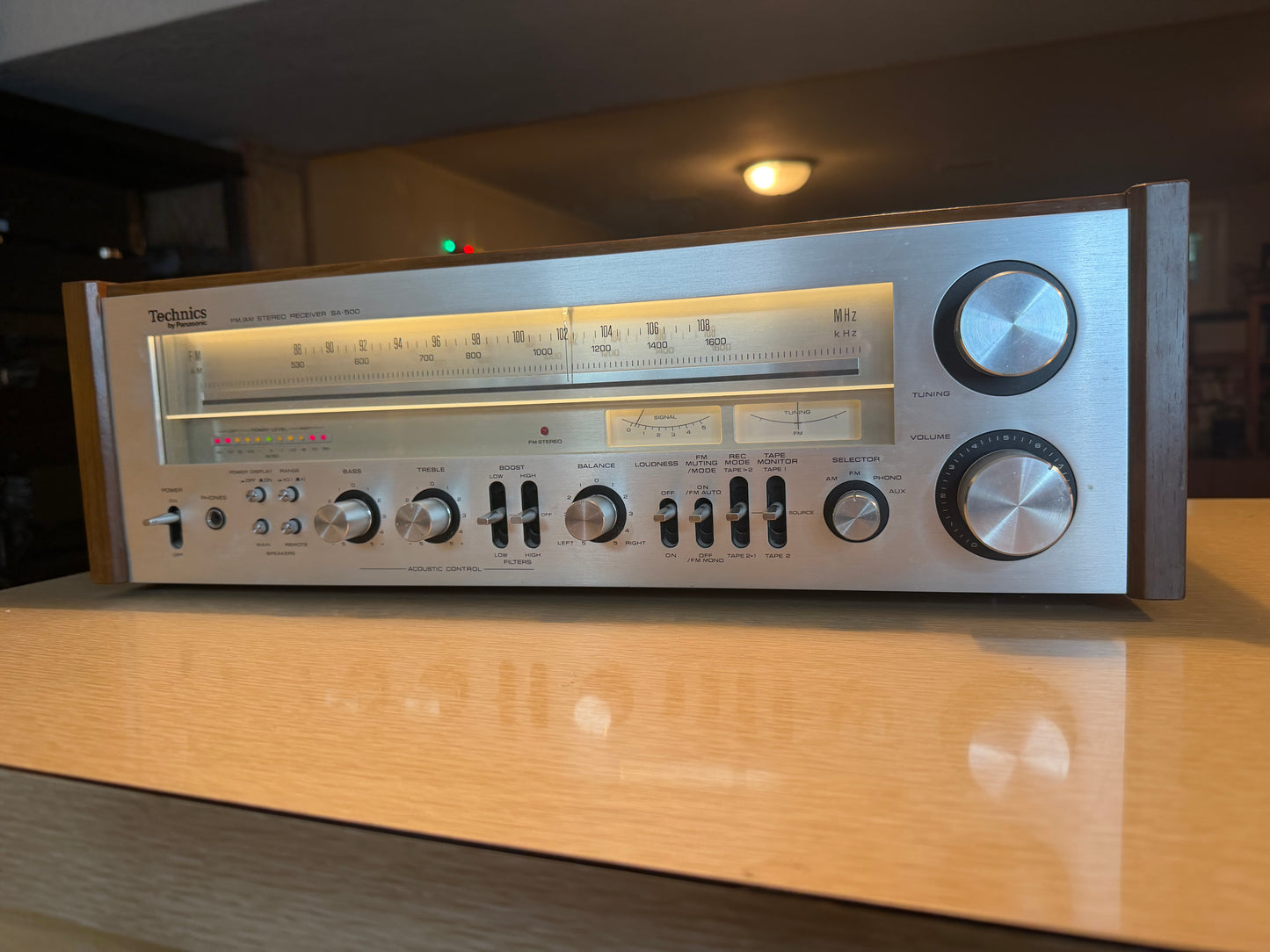 Technics SA-500 Stereo Receiver PRO FULL FRESH SERVICE RECAPPED BEAUTIFUL GEM💎