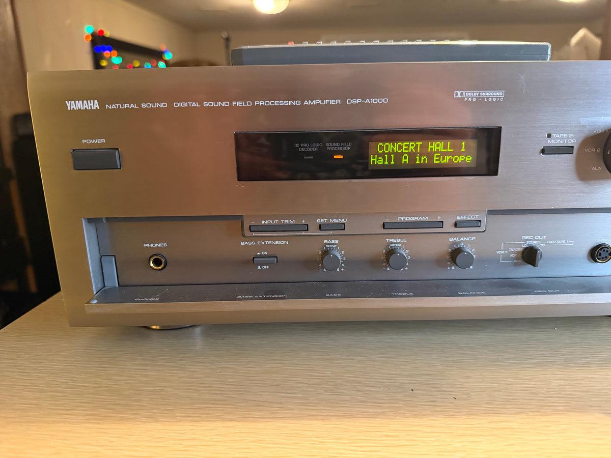 Yamaha DSP-A1000 7 Channel Power Amplifier With Remote Working Serviced Beauty