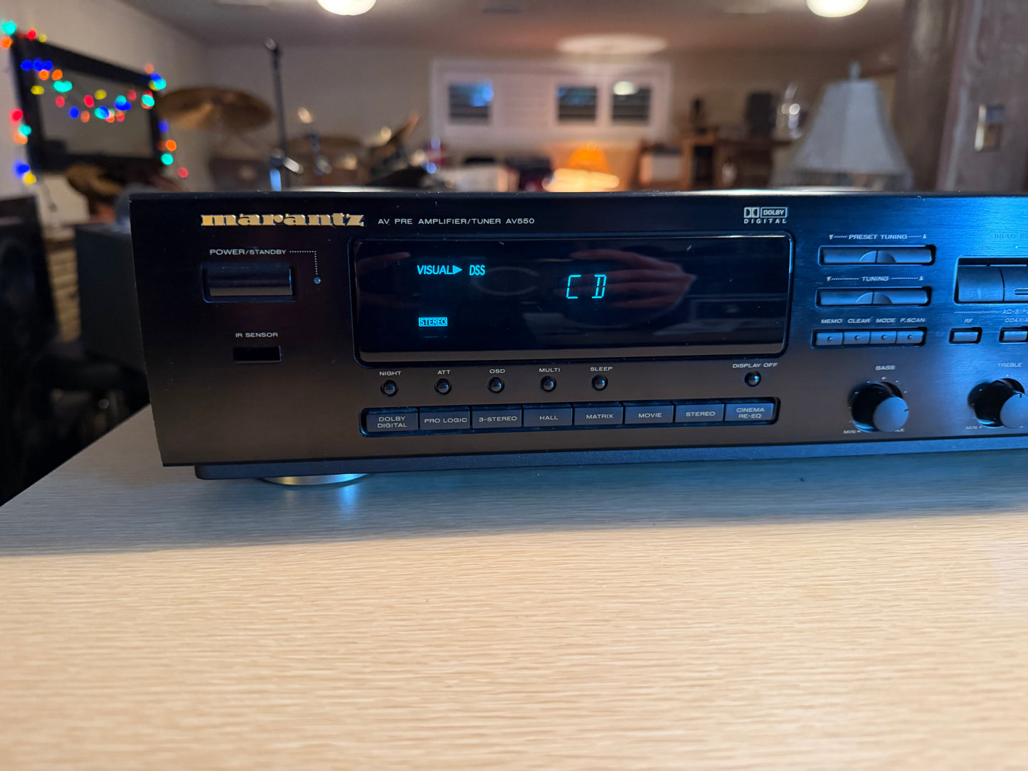 Marantz AV Preamplifier/ Tuner AV 550 High Fidelity Full Fresh Service V Rare🔥