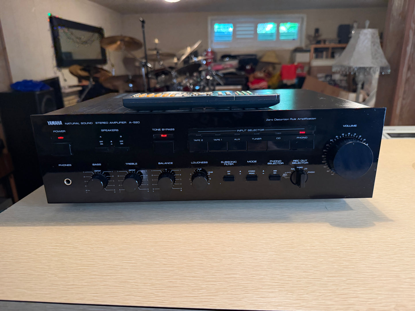 Yamaha A-520 Natural Sound Stereo Amplifier Excellent Fresh Servicing 75WPC 🎶🔥
