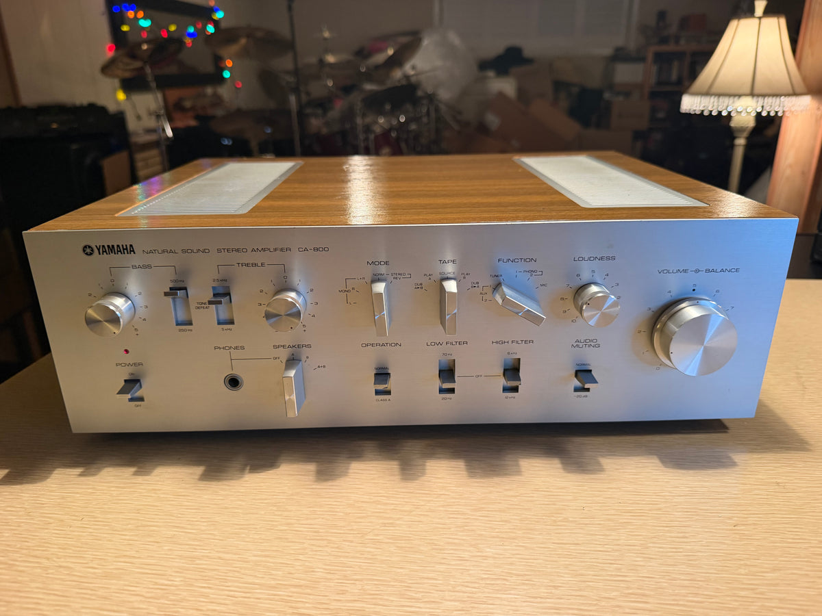 Vintage Mid 1970s Yamaha CA-800 Integrated Stereo Amplifier Pro Service N Mint🔥