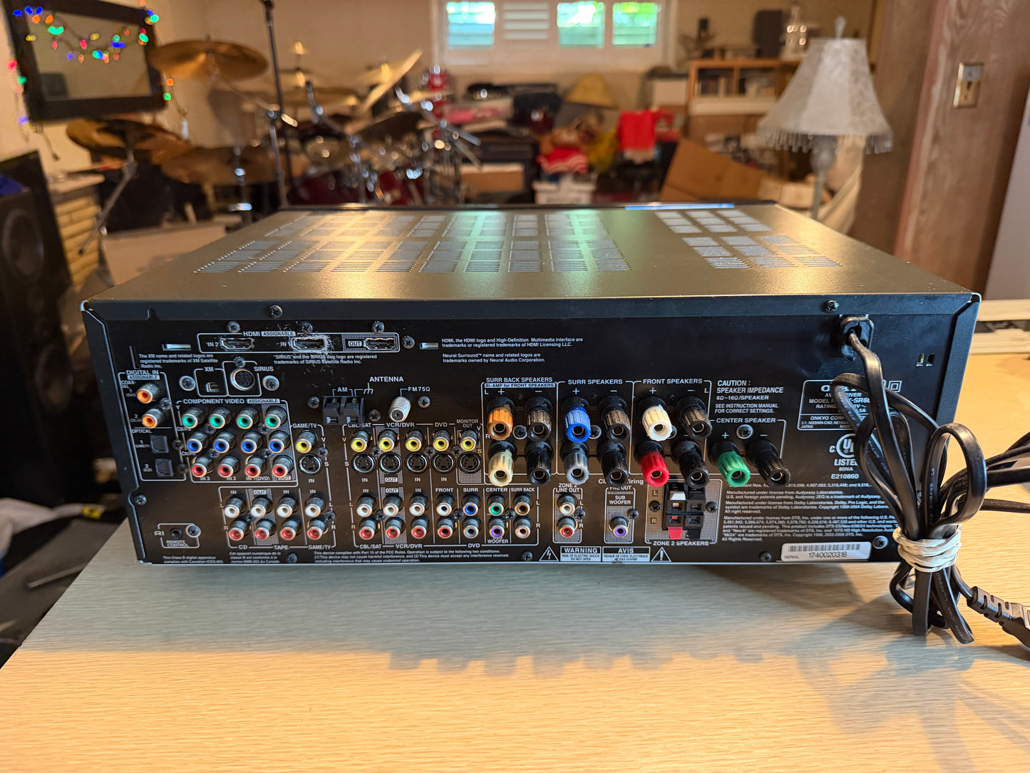 Onkyo TX-SR605 - 5.1 Ch HDMI Home Theater Surround Sound Receiver Serviced ✅🎶