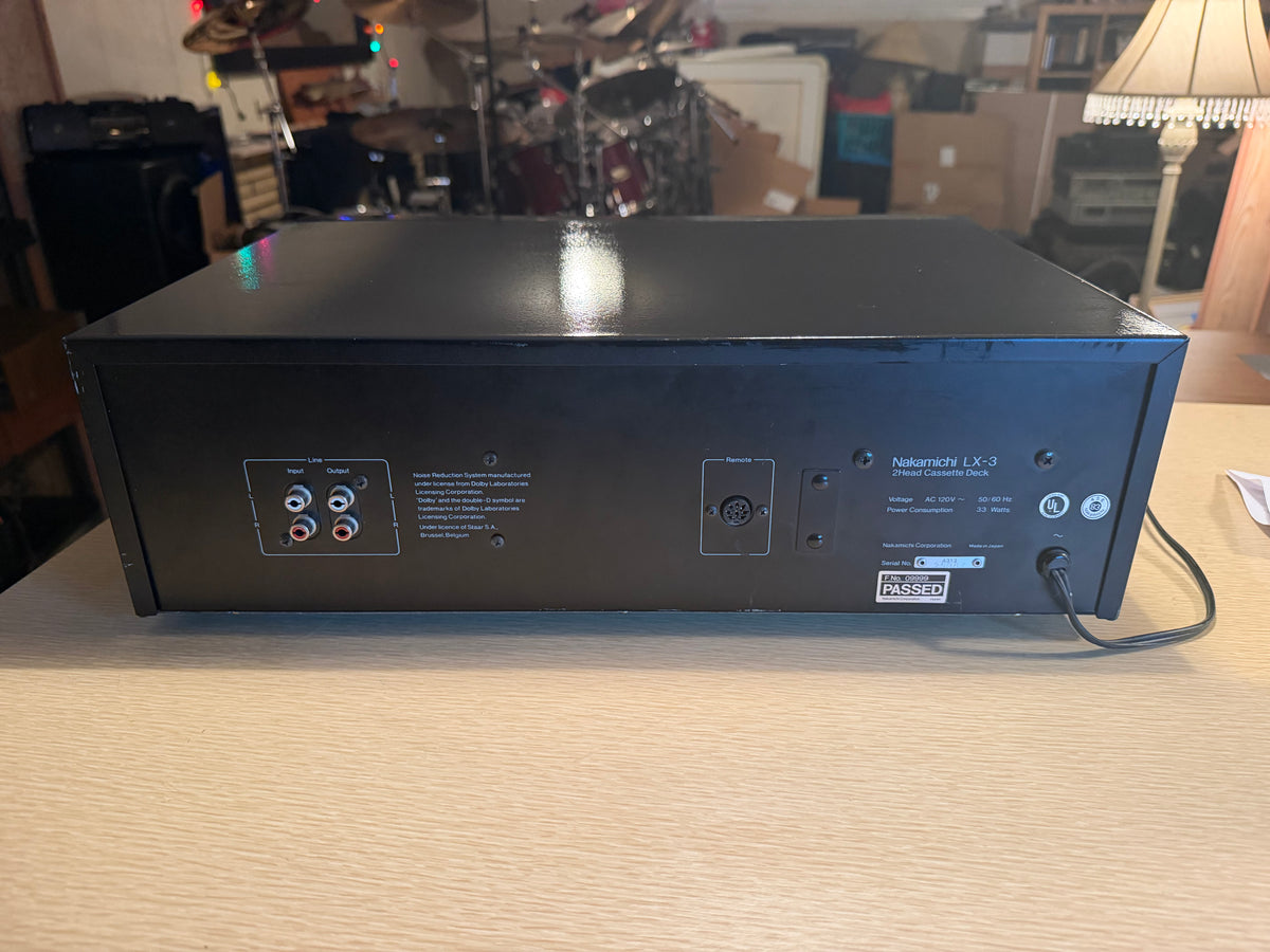 NAKAMICHI LX 3 Cassette Deck High End Fresh Pro Servicing Very Rare Beauty🔥🎶