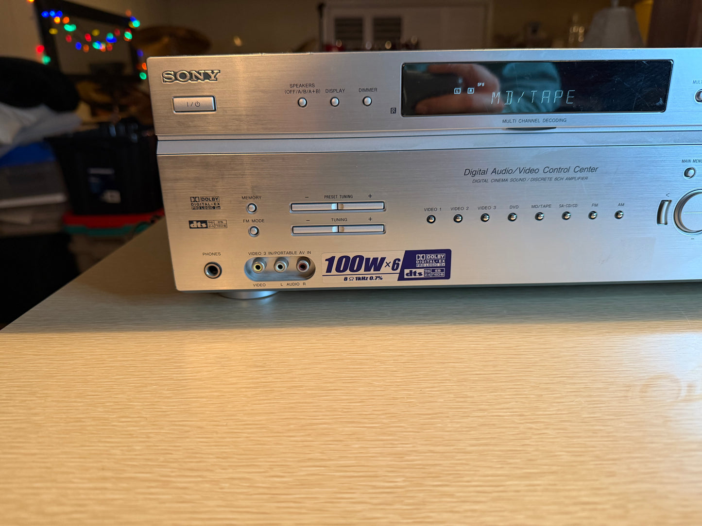 Sony STR-DE598 Digital Audio/Video Control Center Receiver TESTED Phono RDS 6 Ch