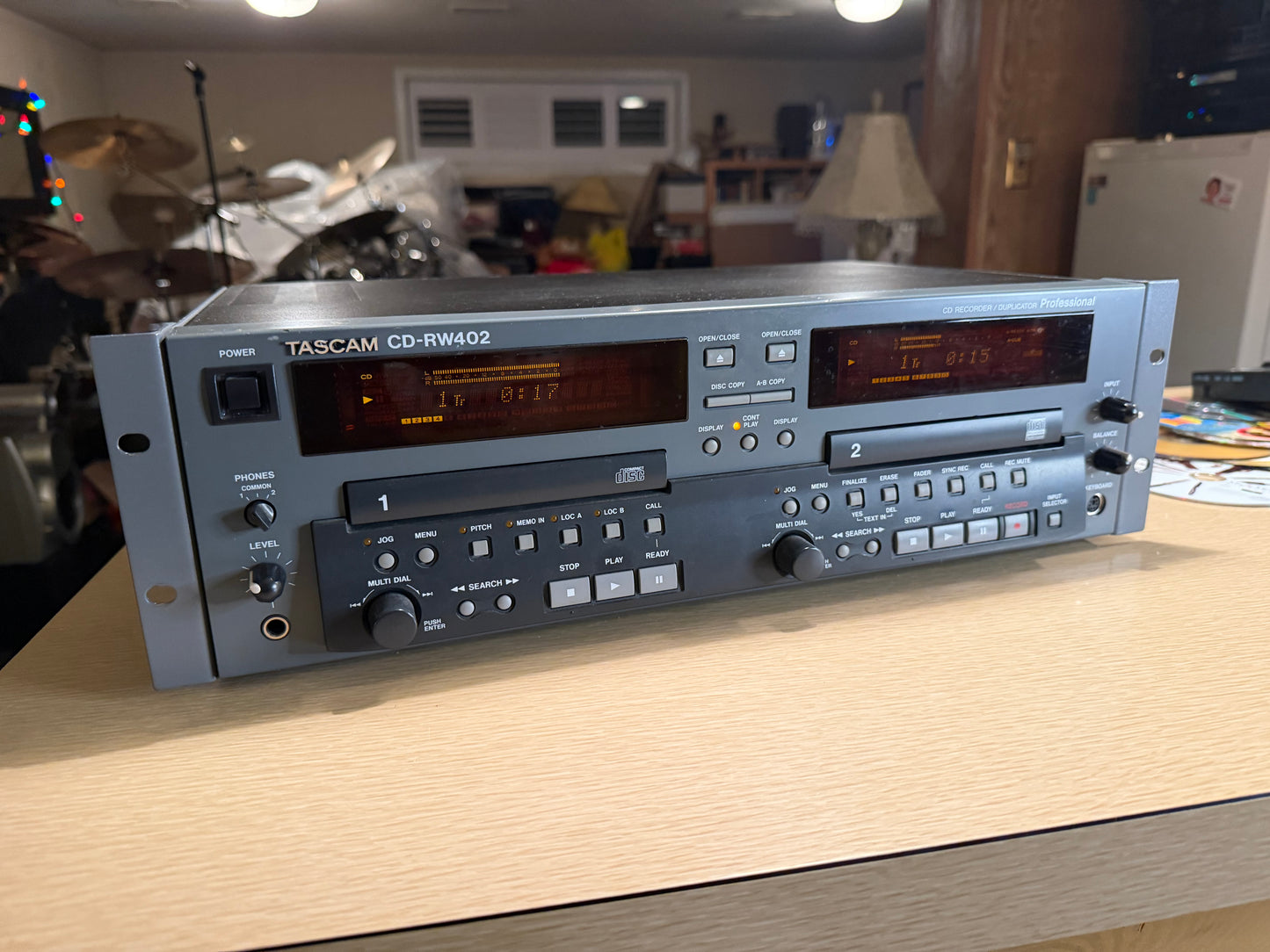 Tascam CD-RW402 Professional Compact Disc Recorder FRESHLY serviced New Belts✅