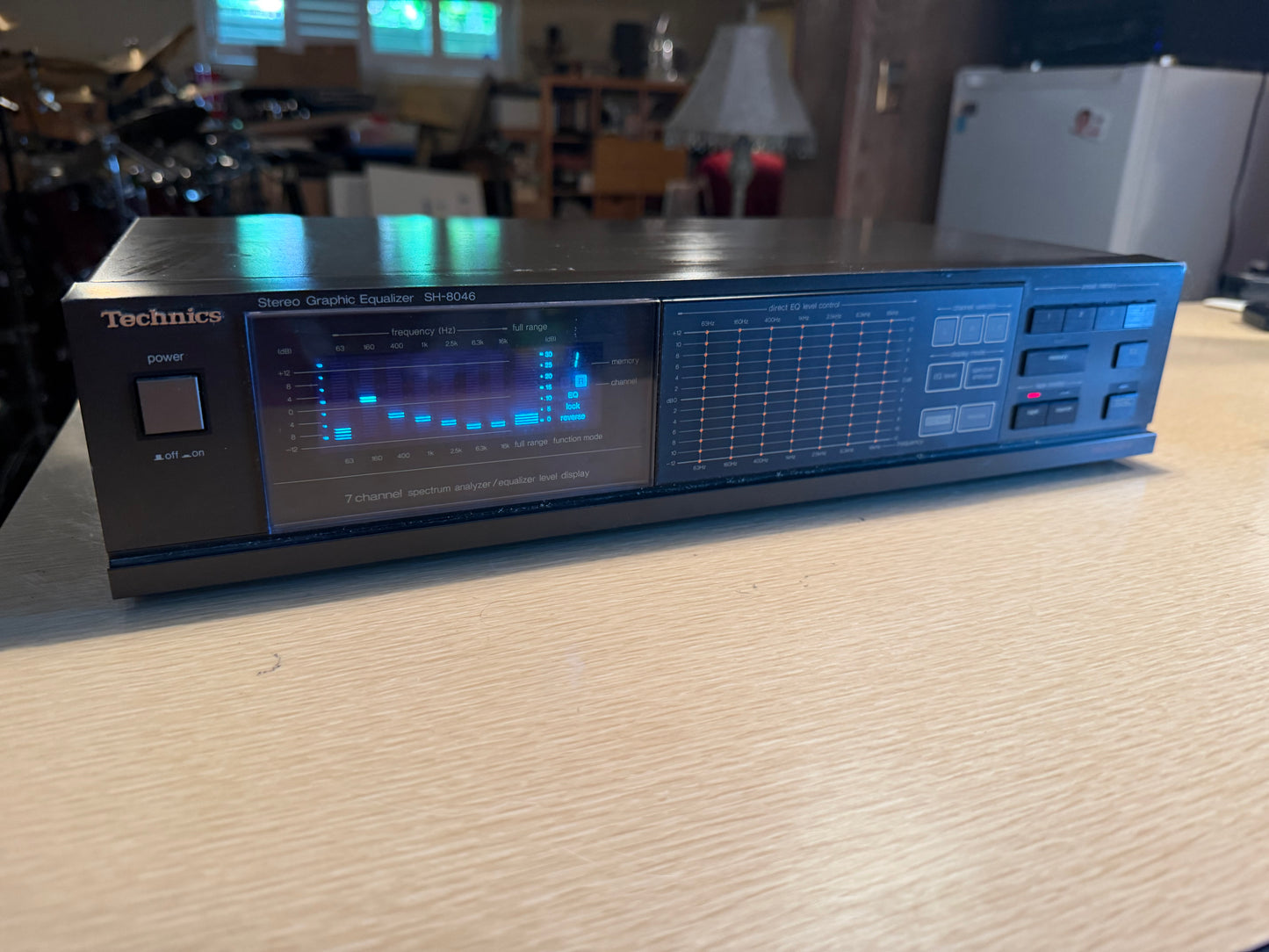 Technics SH-8046 Stereo Graphic Equalizer Touch Pad Computer Equalizer Tested✅